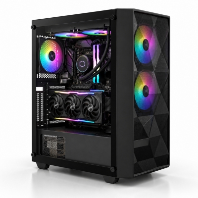 PC GAMER AMD RYZEN 7 AM4 5700G, ASUS PRIME A520M-K,