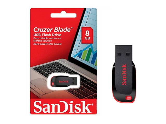 FLASH DISQUE SANDISK CRUZER BLADE 8GO