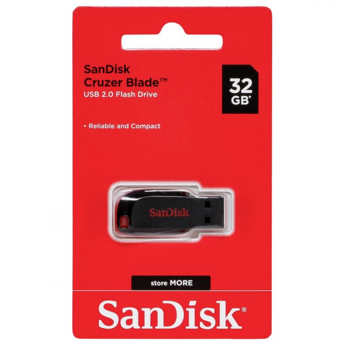 FLASH DISQUE SANDISK CRUZER BLADE 32GO