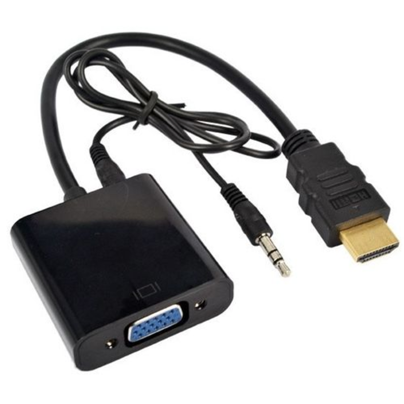 ADAPTATEUR HDMI TO VGA AUDIO