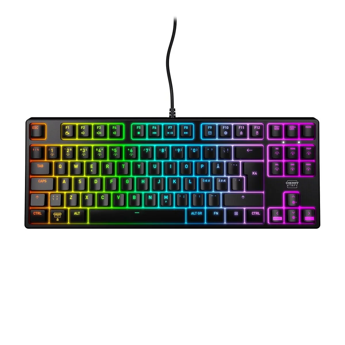 CLAVIER CHERRY XTRFY K4V2 MECANIQUE RED SWITCH BLACK