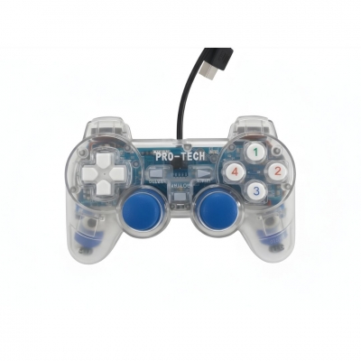 MANETTE USB VIBRANTE TRANSPARANTE PRO-702 PROTECH