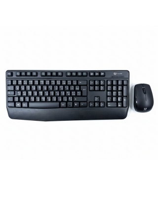 COMBO CLAVIER SOURIS SANS FIL 2.4GHZ AX3320W VULPES