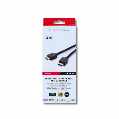 CABLE HDMI 4K 3M VIVANCO