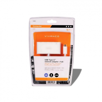 VIVANCO USB Type-C Super Speed Hub