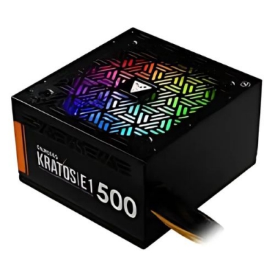 Alimentation ATX Gamdias Kratos E1-500 RGB - 500W (Noire)