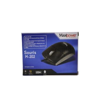 SOURIS OPTIQUE MAXIPOWER USB M-202