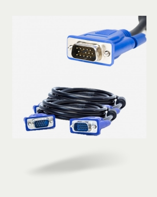 CABLE VGA BLEU 1.5M VGA-STANDARD