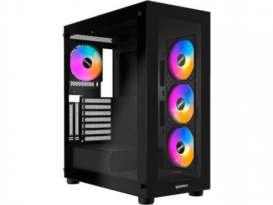 boitier RAIDMAX I811 TEMPERED GLASS 4X ARGB FAN