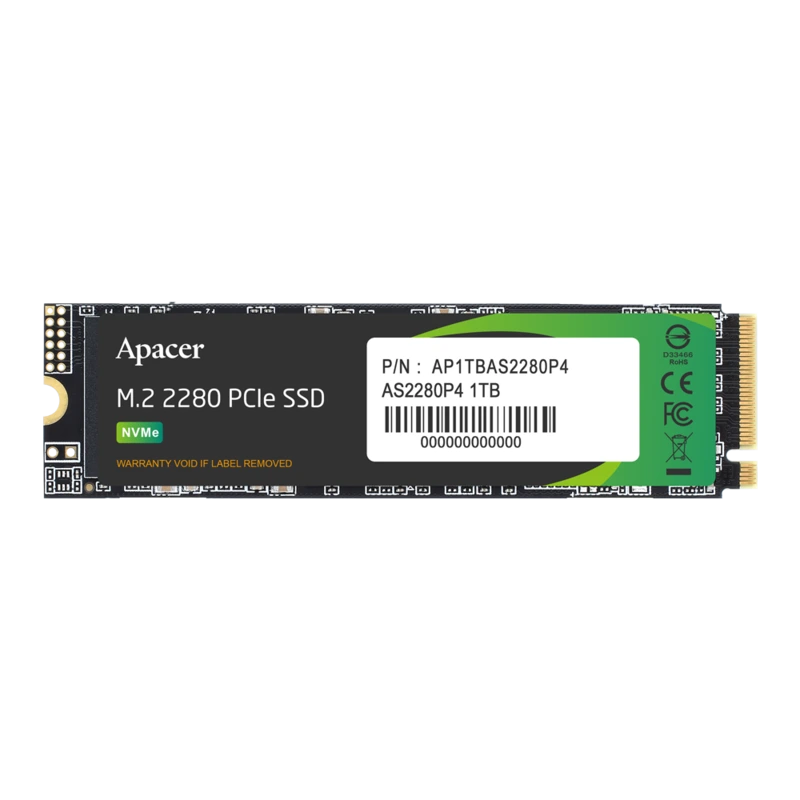 SSD M.2 APACER 512GO NVME GEN3 AS2280P4