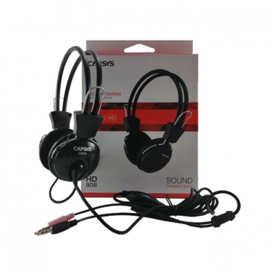 Casque avec Microphone Pour PC - 808 - NOIR