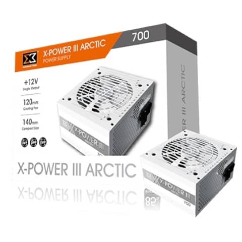 ALIMENTATION XIGMATEK 700W X POWER III ARCTIC 85 PLUS EFFICIENCY