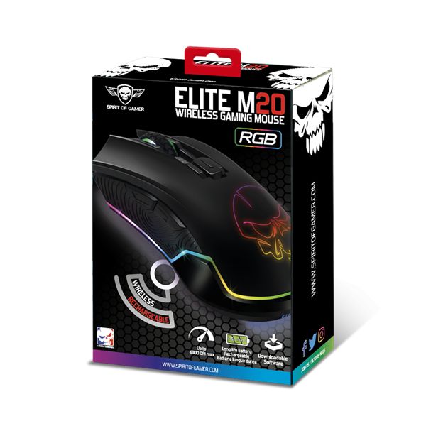 SOURIS SPIRIT OF GAMER ELITE M20 WIRELESS RGB