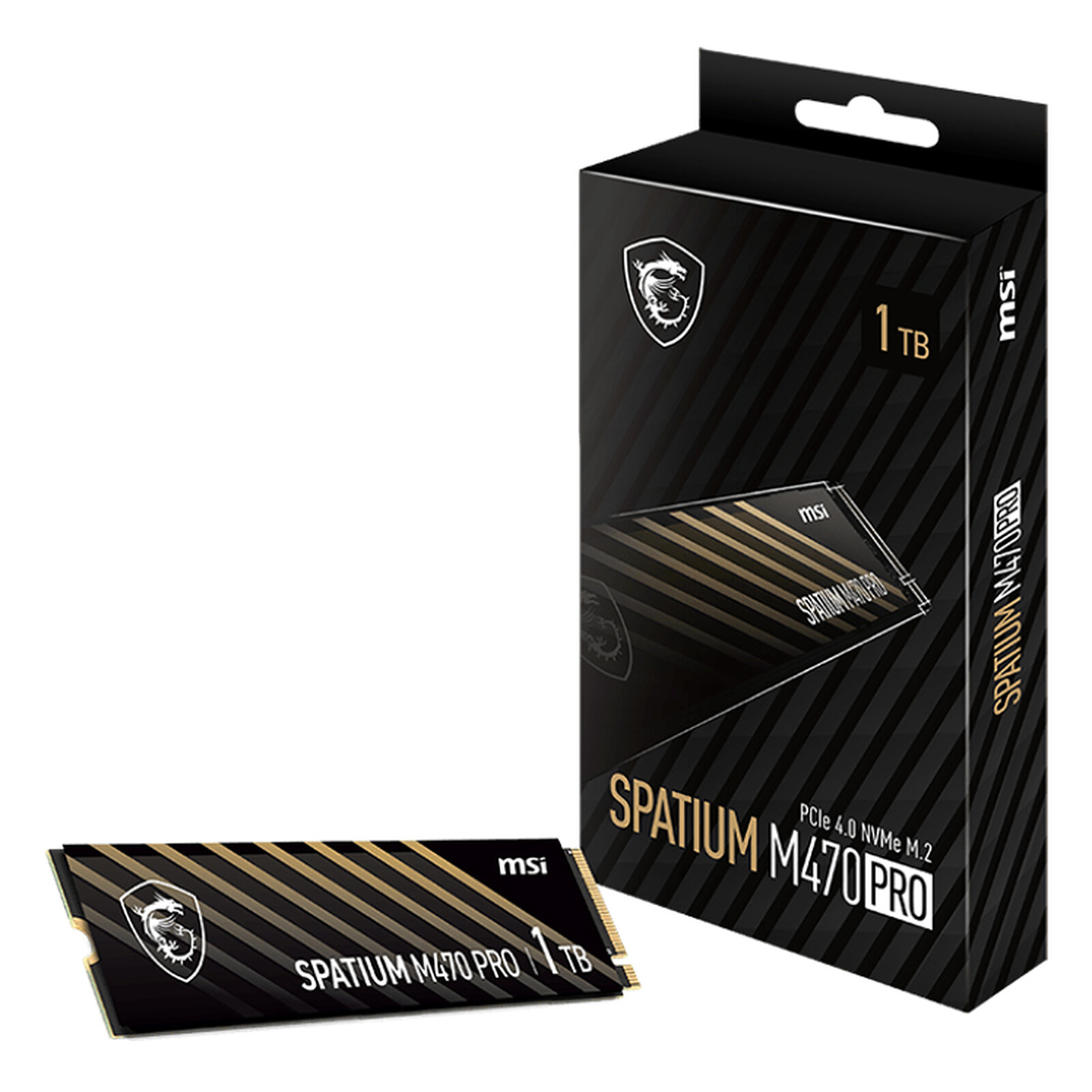 SSD M.2 NVME MSI SPATIUM M470 PRO 1TO PCIe 4.0