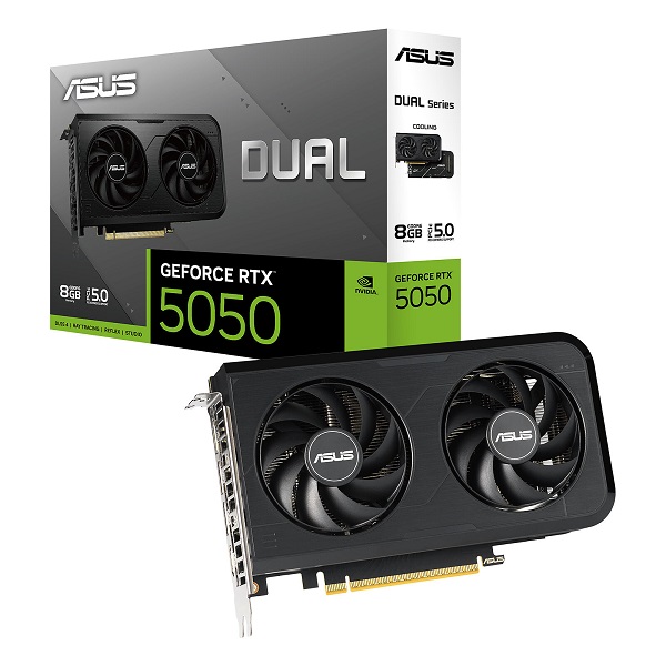 RTX 5050 08GO GDDR6 ASUS DUAL SERIES TVD (VENTE SEULE +10%)