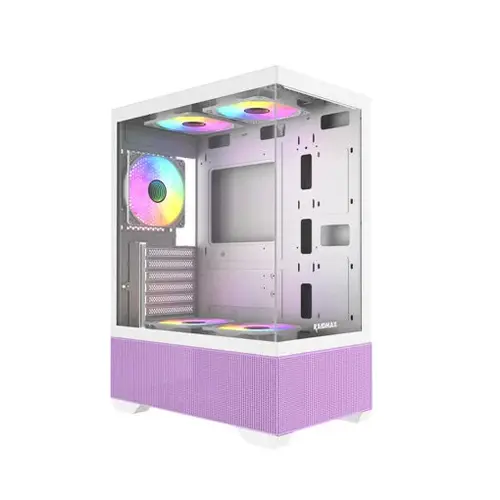 RAIDMAX I802APUS AIR 5X FAN ARGB PURPLE