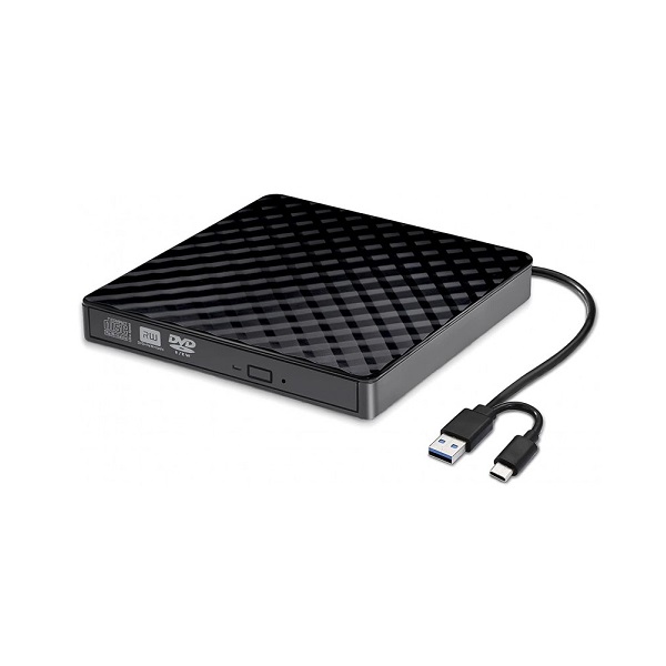 GRAVEUR DVDRW EXTERNE USB 3.0 HAYSENSER HY-DRW08 MAC COMPATIBLE (TYPE-A / TYPE-C)