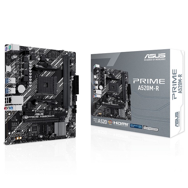 ASUS PRIME A520M-R HDMI ,DP, PCIe GEN 3.0