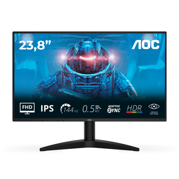AOC 24B36X 24" 144HZ FHD IPS 0.5MS HMDI 1.4 / DP 1.4