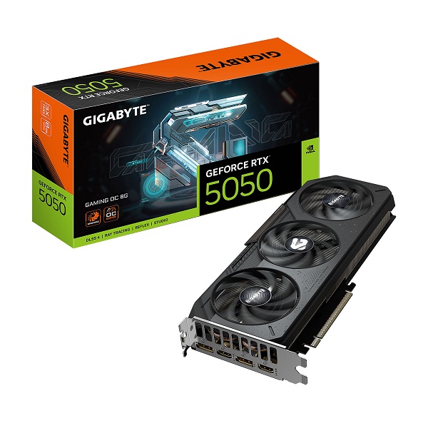 RTX 5050 8GO GDDR6 GIGABYTE GAMING OC 3X vente seule +10%