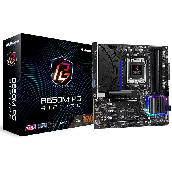 ASROCK B650M PG RIPTIDE GEN 5 PCIE 0.5 HDMI 4XDDR5