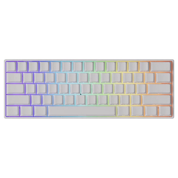 MAGNETIC SWITCHES GAMING MONSGEEK FUN60 PRO 8K RGB WHITE
