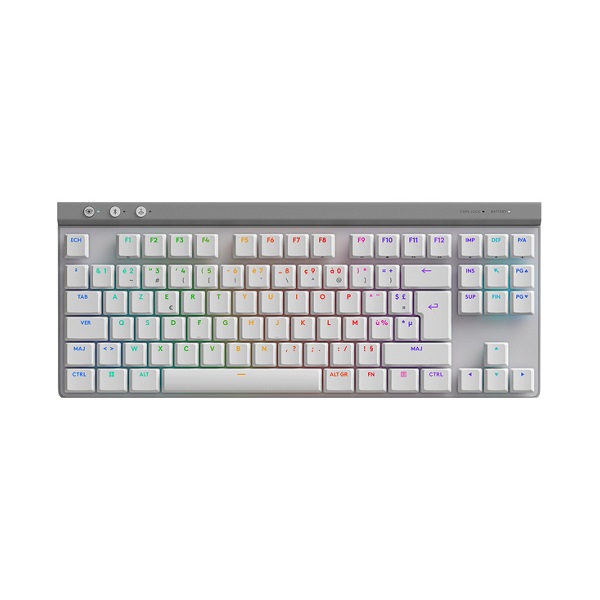 LOGITECH SANSFIL MECANIQUE G515 LIGHTSPEED TKL RGB WHITE (FR)