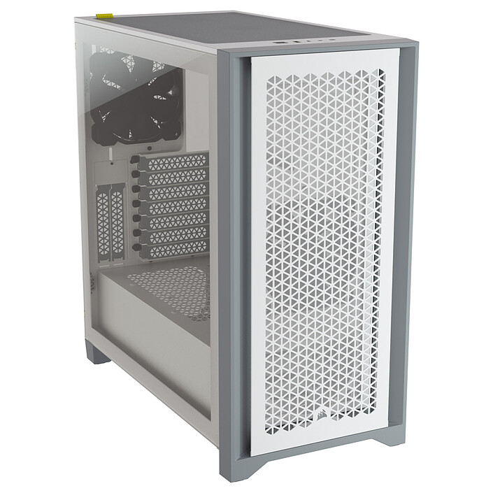 Corsair 4000D AIRFLOW Boitier Tempered Glass White