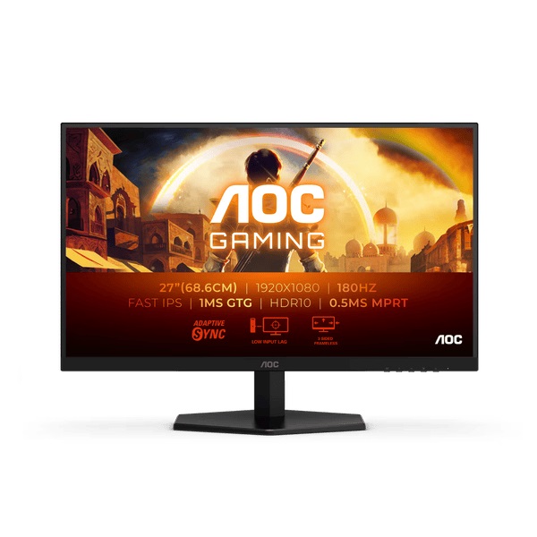 AOC 27G42E 27" 180HZ FAST IPS 0.5MS HDR10 ADAPTIVE Sync /HDMI1.4/DP1.2
