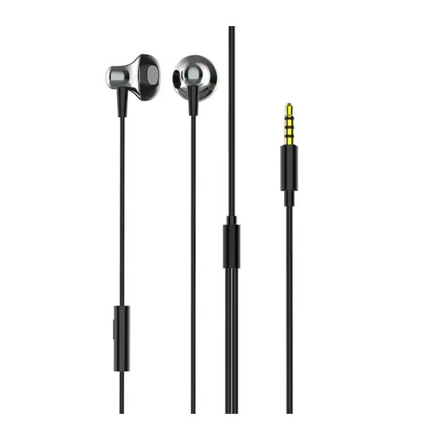 ECOUTEUR FILAIRE AUX 3.5 LDNIO HP08 BLACK