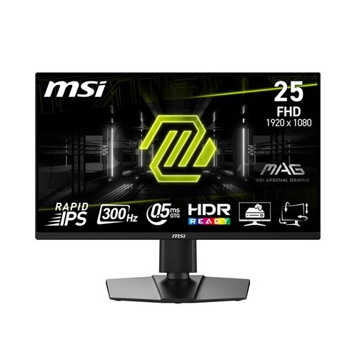 MSI MAG 255PXF 25" 300HZ FHD IPS 0.5MS HDR ROTATIF BLACK TVD