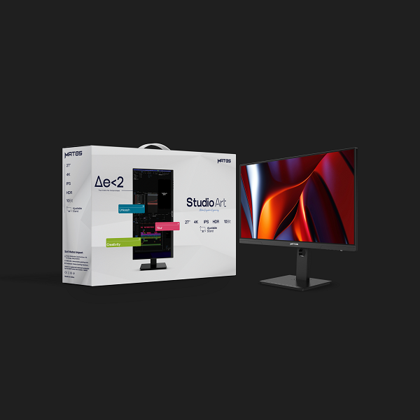 MATOS 27" MATOS STUDIO ART SA02 4K-IPS-HDR 400-DCI P3 98%-SRGB 100%-10BIT AJUSTABLE STAND HDMI