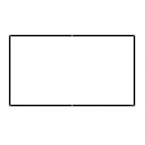 ECRAN DE PROJECTION SIMPLE 100" 16:9 HAVIT PA302 (TISSU SEUL SANS SUPPORT)
