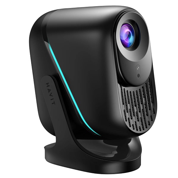 VIDEO PROJECTEUR HAVIT PJ220 PRO ANDROID TV 13.0 6500 LUMENS 4K/AV/USB/HDMI/AUX 3.5/TYPE-C