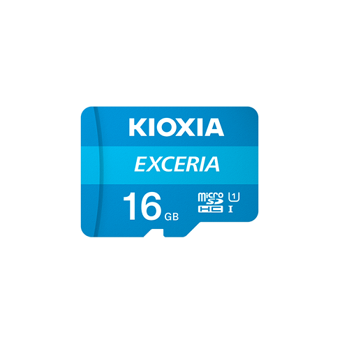 KIOXIA 16GB EXCERIA CLASS 10 (MICRO SD + ADAPTER)