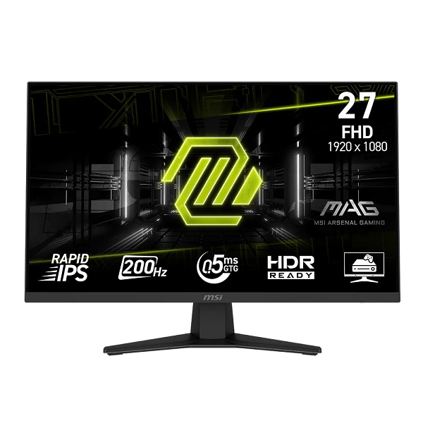 MSI MAG 274F 27" 200HZ FHD RAPID IPS 0.5MS HDR READY TVD HDMI X1 DP 1