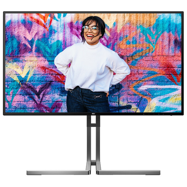 AOC U27U3CV 27" 60HZ 4K UHD IPS 4MS SPEAKERS HDR400 TYPE-C 3.1/HDMI 2.0/DP 1.4
