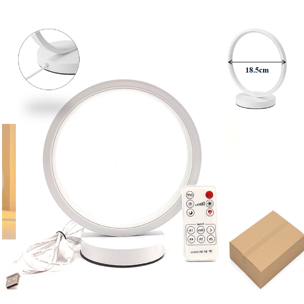 LAMPE LED USB ROND PETIT MODELE + TELECOMANDE