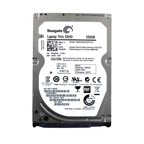 SATA 2.5" 500GO SEAGATE 5400RPM RECUPERATION