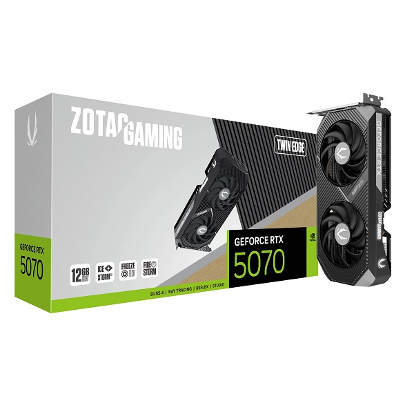 RTX 5070 12GB ZOTAC GAMING SOLID OC 128BIT GDDR7