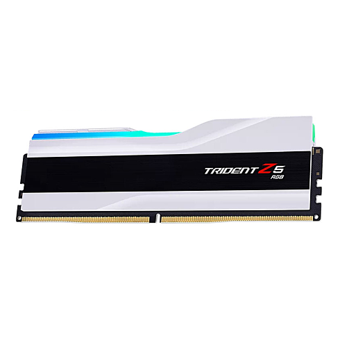 UDIMM DDR5 48GO 6400MHZ CL32 GSKILL TRIDENT Z5 ARGB WHITE CONFIG UNIQEMENT