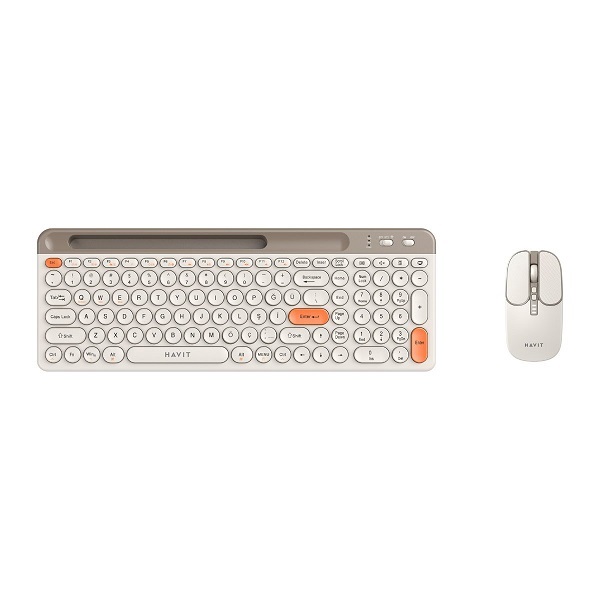 HAVIT HV-KB835WB WHITE BUREAUTIQUE SANS FIL