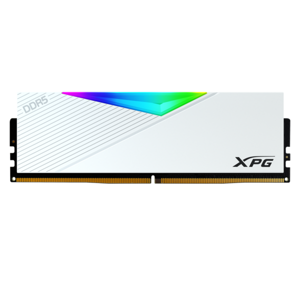 UDIMM DDR5 ADATA XPG LANCER 6000MHZ CL30 WHITE RGB AX5U6000C3032G-DCLARWH CONFIG UNIQEMENT