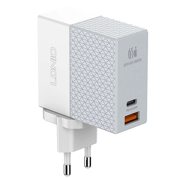 CHARGEUR LDNIO 65W A2620C TYPE-C PD+USB