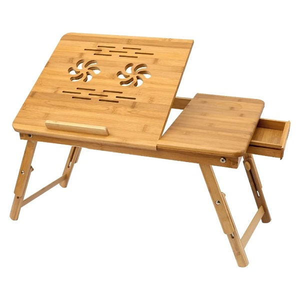 TABLE VENTILO LAPTOP bamboo EN BOIS GM-BM62