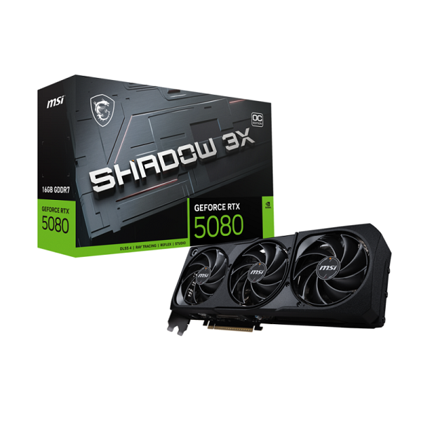 RTX 5080 MSI SHADOW 3X 16GB GDDR7 OC