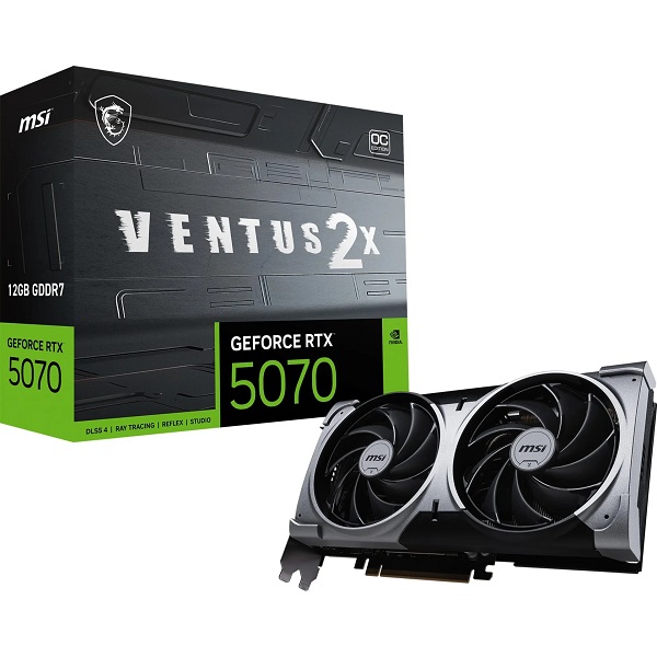 RTX 5070 12GB MSI VENTUS 2X OC GDDR7 TVD