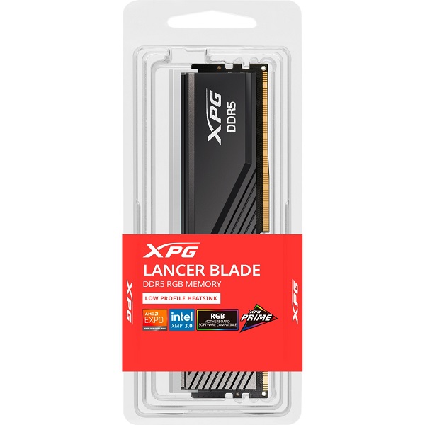 DDR5 8GO 5600MHZ CL38 ADATA XPG LANCER RGB BLACK CONFIG UNIQEMENT