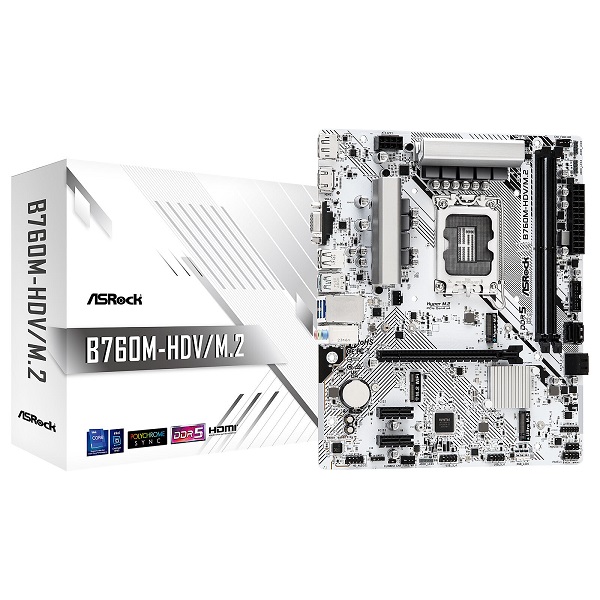 B760M-HDV/M.2 ASRock DDR5