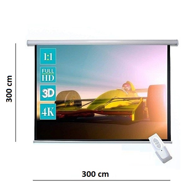 ECRAN DE PROJECTION 300×300 MT-TB1167 MOTORISER